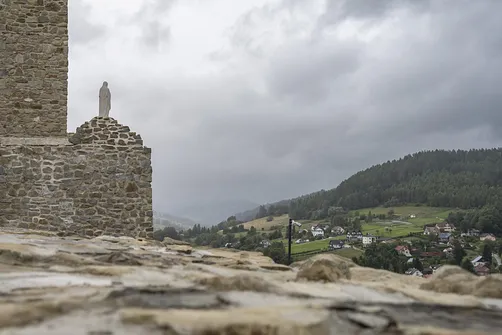 Ruiny zamku w Muszynie