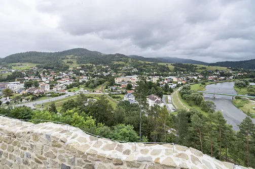 Ruiny zamku w Muszynie