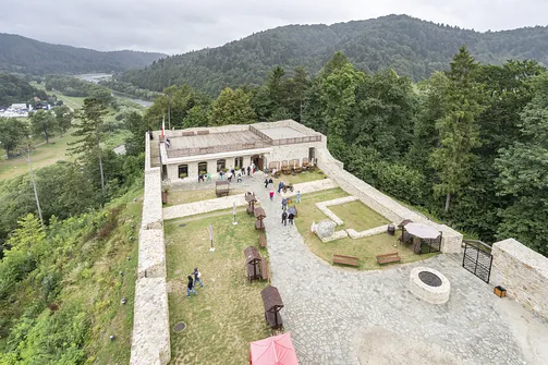 Ruiny zamku w Muszynie