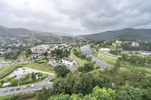 Ruiny zamku w Muszynie