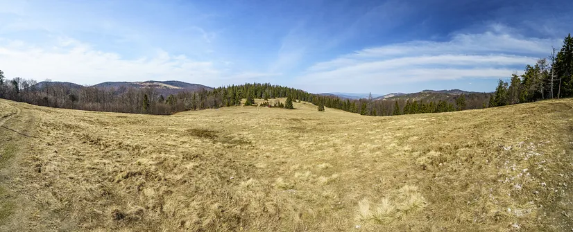 Panorama z Przełęczy Śrubita