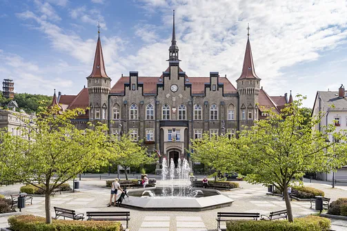 Ratusz na placu Magistrackim w Wałbrzychu