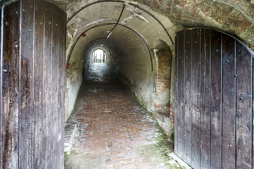 Nadszaniec bastionu VII Twierdzy Zamość - trasa turystyczna