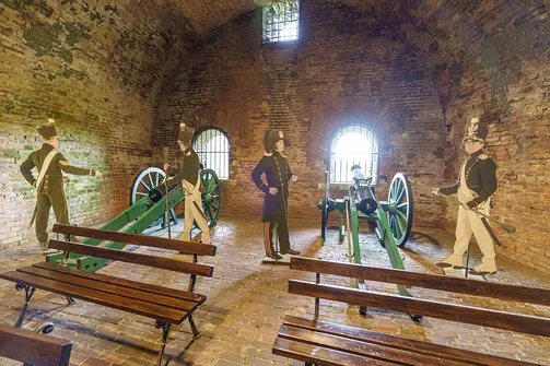 Nadszaniec bastionu VII Twierdzy Zamość - trasa turystyczna