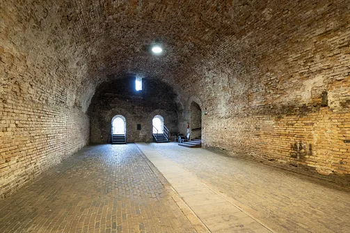 Nadszaniec bastionu VII Twierdzy Zamość - trasa turystyczna