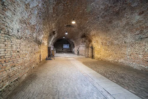 Nadszaniec bastionu VII Twierdzy Zamość - trasa turystyczna