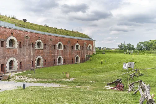 Nadszaniec bastionu VII Twierdzy Zamość - trasa turystyczna