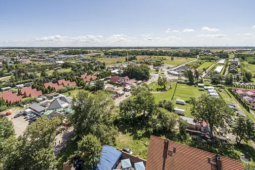 Latarnia w Gąskach: widok w kierunku lądu