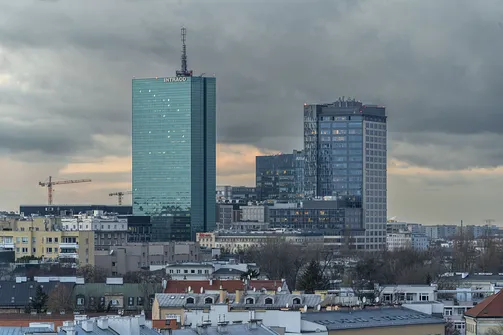 Intraco I i North Gate, znane jako Północna Brama Warszawy