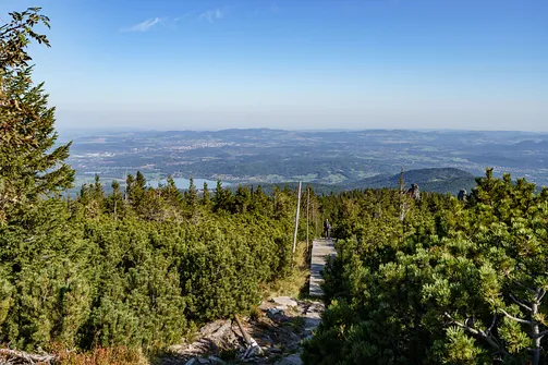 Śnieżka z Karpacza przez Pielgrzymy, Słonecznik i trzy karkonoskie schroniska