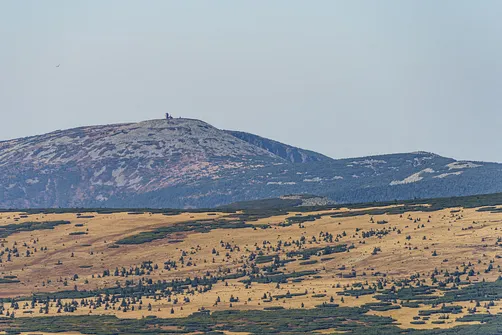 Śnieżka z Karpacza przez Pielgrzymy, Słonecznik i trzy karkonoskie schroniska