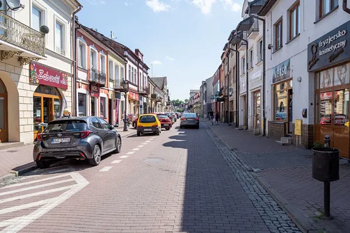 Ulica Zduńska w Łowiczu