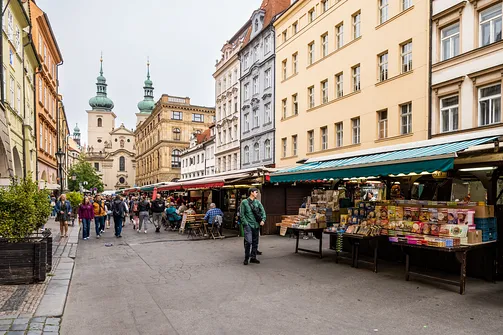 Praga - stolica Czech nad Wełtawą