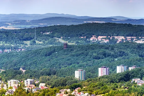 Borowa - trasa z Wałbrzycha przez Mały Wołowiec, Wołowiec i Kozioł