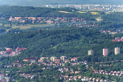 Borowa - trasa z Wałbrzycha przez Mały Wołowiec, Wołowiec i Kozioł