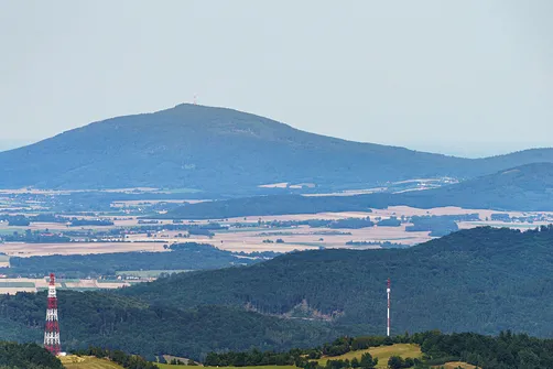 Borowa - trasa z Wałbrzycha przez Mały Wołowiec, Wołowiec i Kozioł