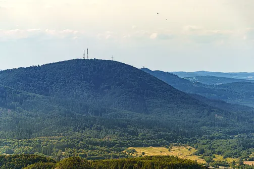 Borowa - trasa z Wałbrzycha przez Mały Wołowiec, Wołowiec i Kozioł