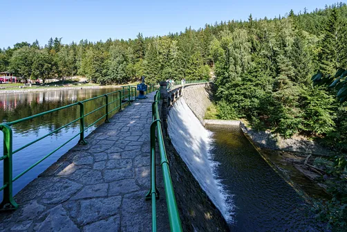 Zapora na Łomnicy w Karpaczu