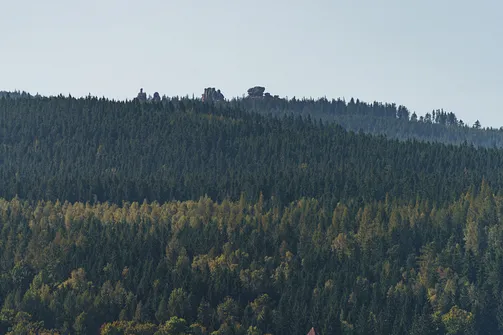 Widok z Karpatki na Pielgrzymy