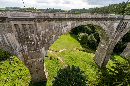 Wiadukty w Stańczykach - pomnik nieukończonej kolei