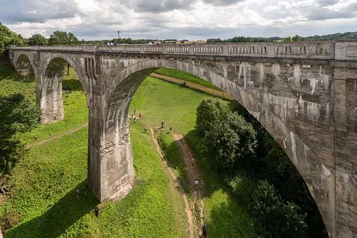Wiadukty w Stańczykach - pomnik nieukończonej kolei