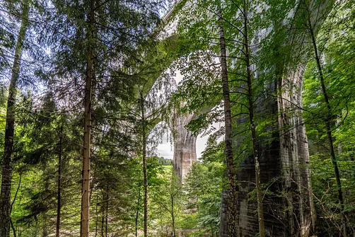 Wiadukty w Stańczykach - pomnik nieukończonej kolei