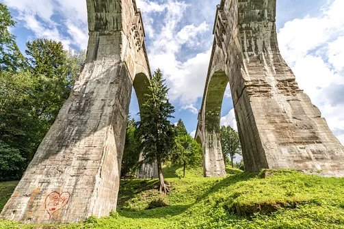 Wiadukty w Stańczykach - pomnik nieukończonej kolei