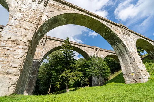 Wiadukty w Stańczykach - pomnik nieukończonej kolei