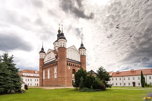 Cerkiew Zwiastowania Przenajświętszej Bogurodzicy w Supraślu - widok z zewnątrz
