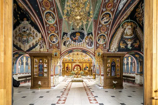 Cerkiew Zwiastowania Przenajświętszej Bogurodzicy w Supraślu - wnętrze