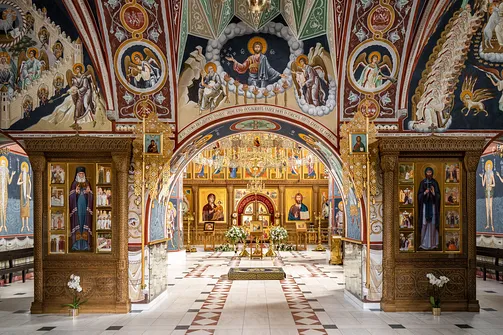 Cerkiew Zwiastowania Przenajświętszej Bogurodzicy w Supraślu - wnętrze