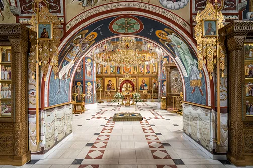 Cerkiew Zwiastowania Przenajświętszej Bogurodzicy w Supraślu - wnętrze