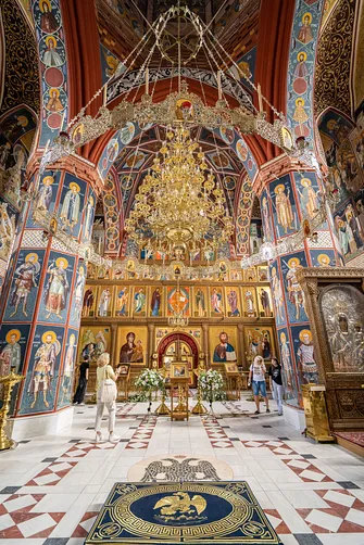 Cerkiew Zwiastowania Przenajświętszej Bogurodzicy w Supraślu - wnętrze