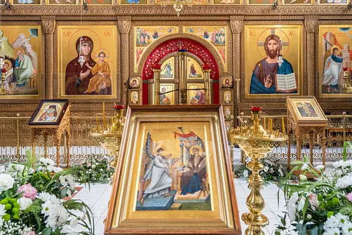 Cerkiew Zwiastowania Przenajświętszej Bogurodzicy w Supraślu - wnętrze