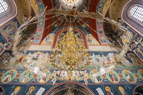 Cerkiew Zwiastowania Przenajświętszej Bogurodzicy w Supraślu - wnętrze