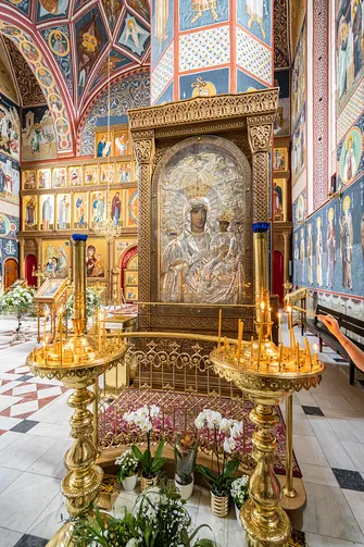 Cerkiew Zwiastowania Przenajświętszej Bogurodzicy w Supraślu - wnętrze