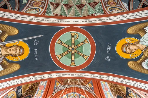 Cerkiew Zwiastowania Przenajświętszej Bogurodzicy w Supraślu - wnętrze