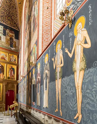 Cerkiew Zwiastowania Przenajświętszej Bogurodzicy w Supraślu - wnętrze