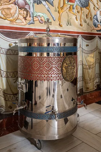 Cerkiew Zwiastowania Przenajświętszej Bogurodzicy w Supraślu - wnętrze