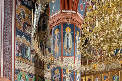 Cerkiew Zwiastowania Przenajświętszej Bogurodzicy w Supraślu - wnętrze