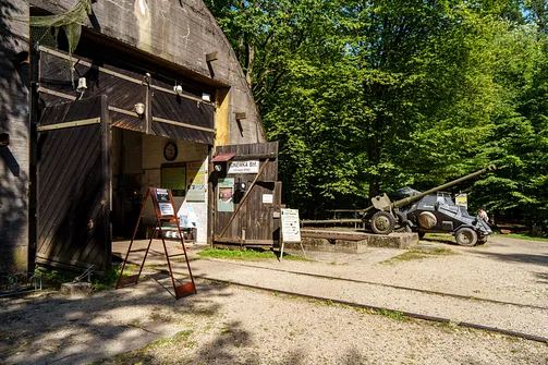 Bunkier w Konewce - schron kolejowy Hitlera