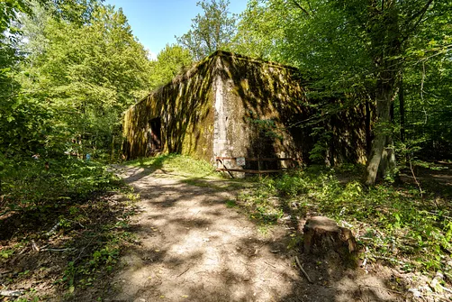 Bunkier w Konewce - schron kolejowy Hitlera