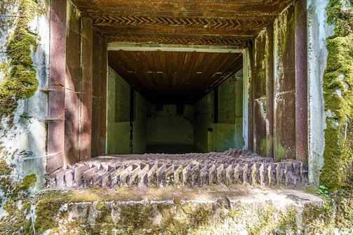 Bunkier w Konewce - schron kolejowy Hitlera