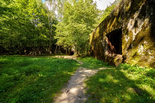 Bunkier w Konewce - schron kolejowy Hitlera