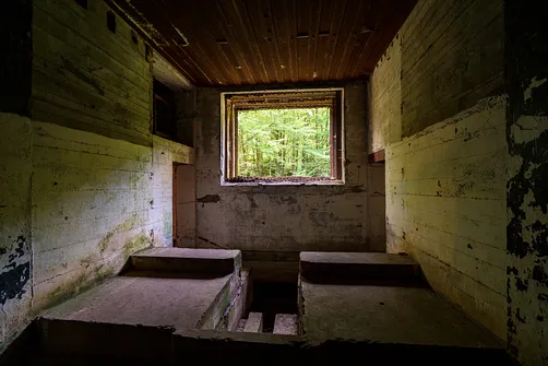 Bunkier w Konewce - schron kolejowy Hitlera