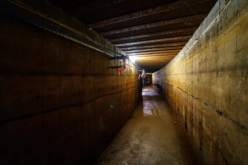 Bunkier w Konewce - schron kolejowy Hitlera