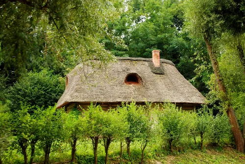 Kazimierz Dolny. Wiejska chata z XVII wieku w Kazimierzu Dolnym