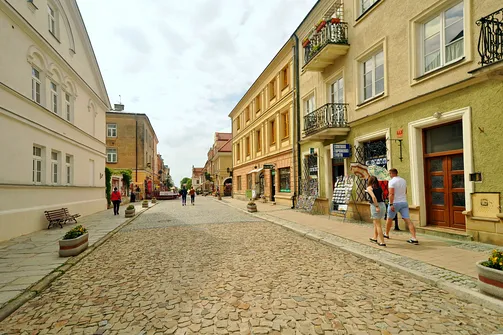 Sandomierz. Ulica Opatowska w Sandomierzu