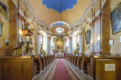 Świdnica. Sanktuarium św. Józefa Opiekuna Rodzin w Świdnicy - wnętrze kościoła