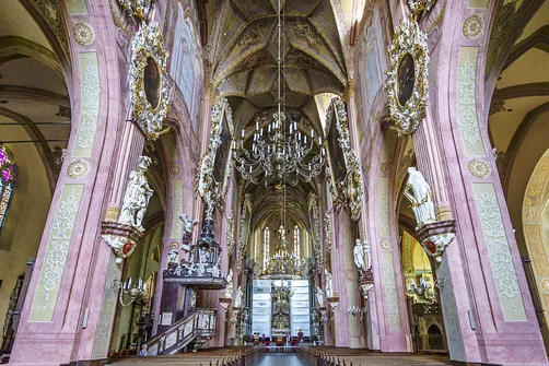 Świdnica. Katedra w Świdnicy - wnętrze